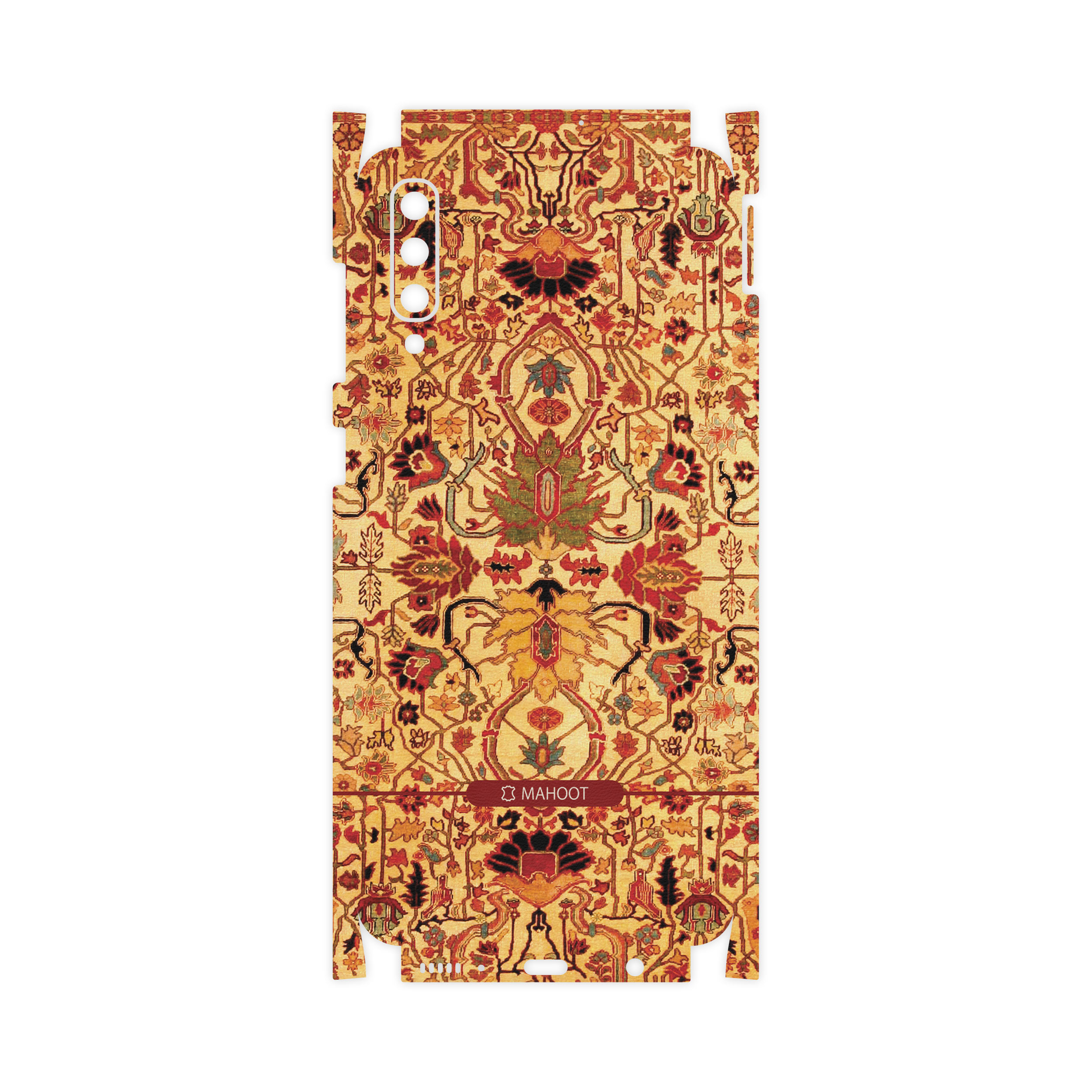 برچسب پوششی  ماهوت مدل Full skin-Persian-Carpet-Yellow مناسب برای گوشی موبایل سامسونگ Galaxy A50