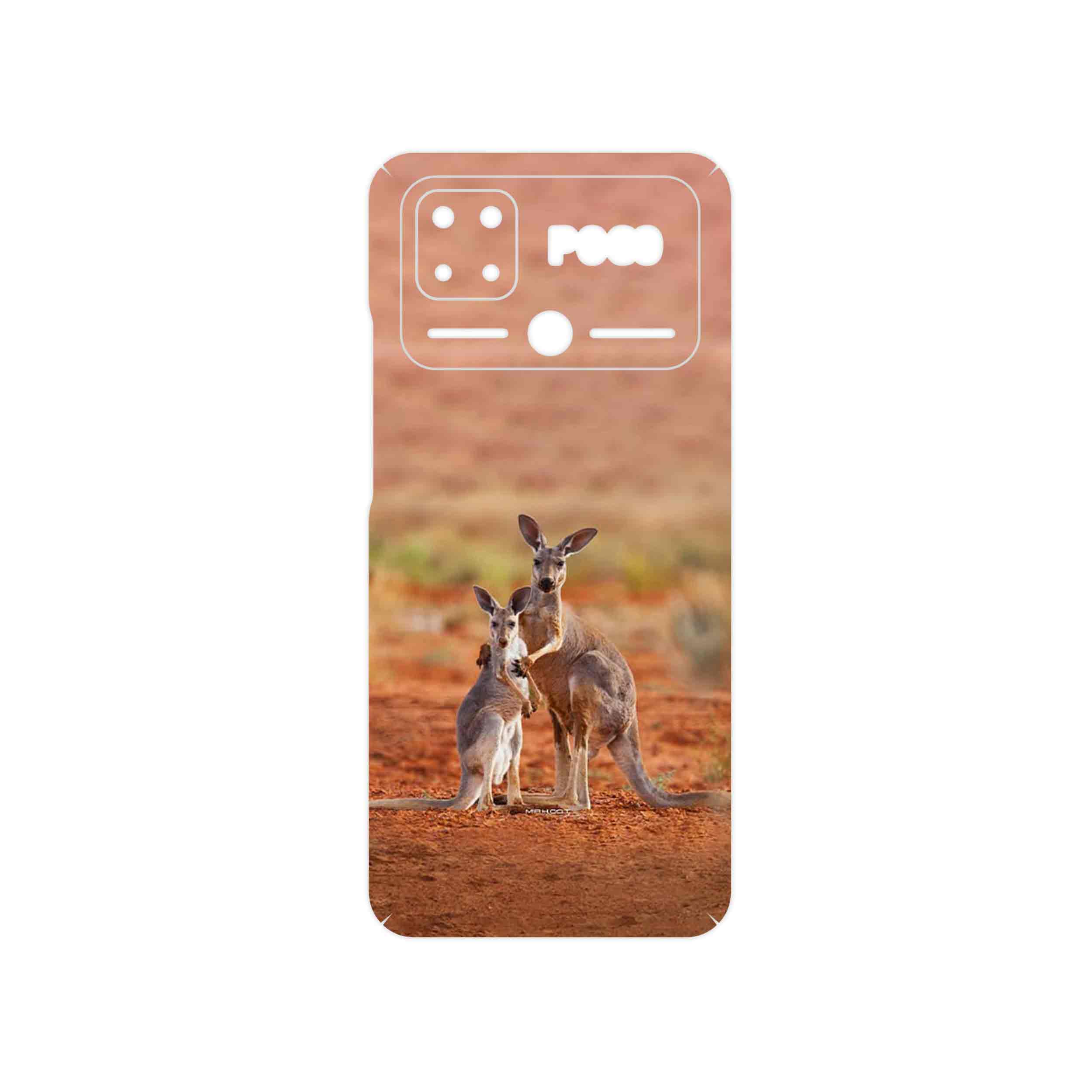 برچسب پوششی ماهوت مدل Kangaroo مناسب برای گوشی موبایل شیائومی Poco C40