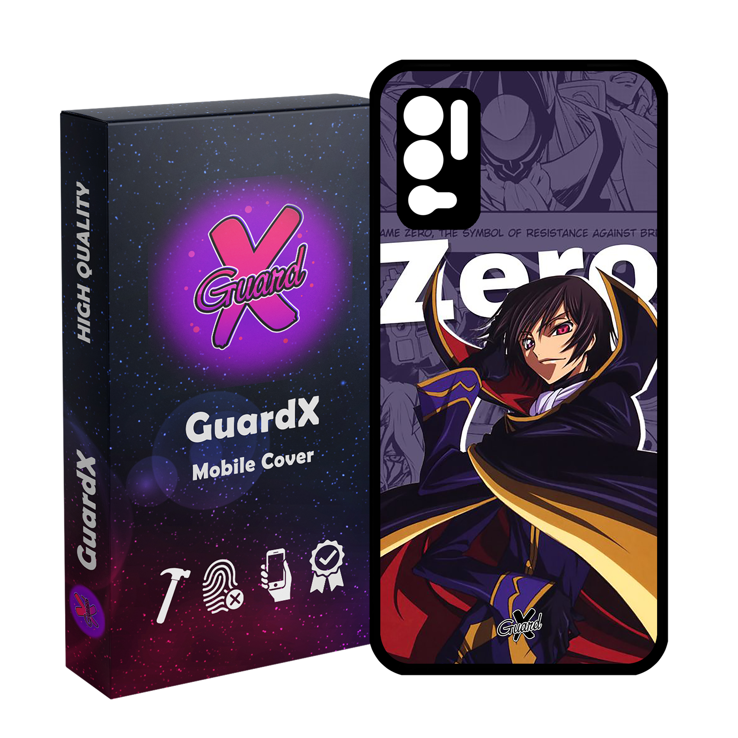 کاور گارد ایکس طرح لولوش انیمه مدل Glass10542 مناسب برای گوشی موبایل شیائومی Redmi Note 10 5G/Poco M3 Pro /Redmi Note 10T 5G