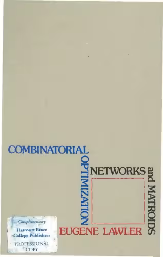 خرید و دانلود نسخه کامل کتاب Combinatorial Optimization: Networks and Matroids