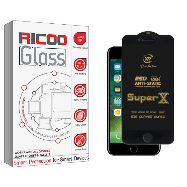 محافظ صفحه نمایش ریکو مدل RiC2 مناسب برای گوشی موبایل اپل iPhone 8 | کالا برتری