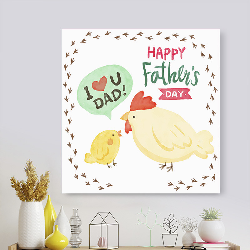 تابلو شاسی مدل هدیه روز پدر کد S168 | دنیای قاب