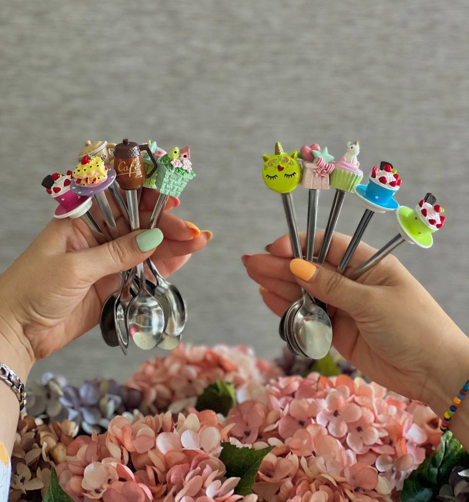 قاشق سرو فانتزی و سر کاپ کیکی