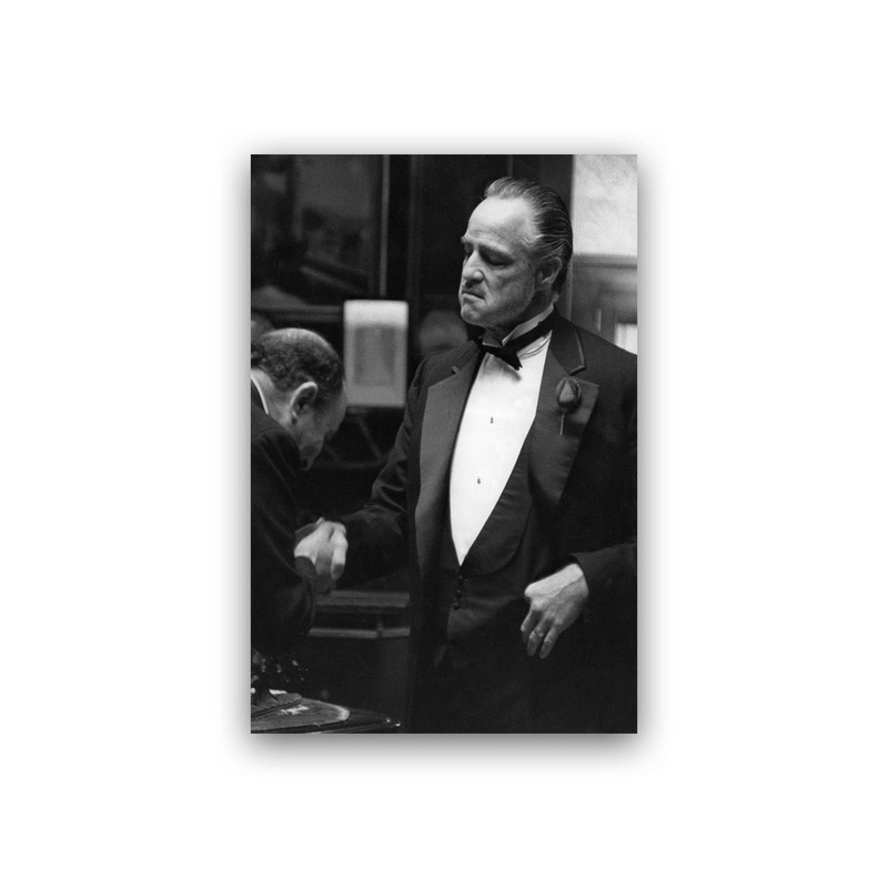 تابلو شاسی طرح مارلون براندو مدل BS00641 | دنیای قاب