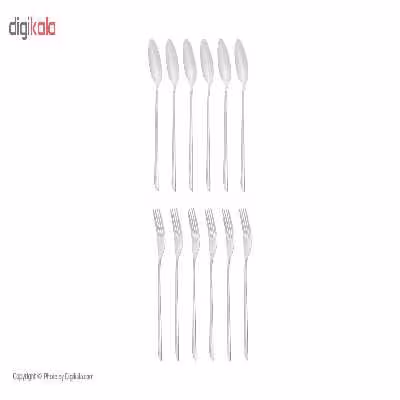 سرویس قاشق و چنگال 12 پارچه مدل AZ-001