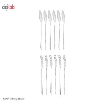 سرویس قاشق و چنگال 12 پارچه مدل AZ-001