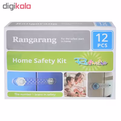 قفل کابینت رنگارنگ مدل 245 بسته 12عددی