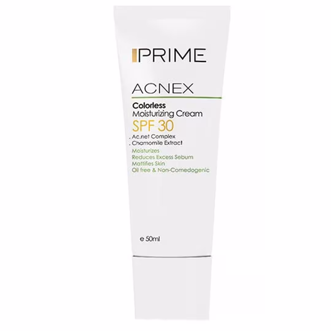 مرطوب کننده SPF 30 فاقد رنگ 50 میل پریم