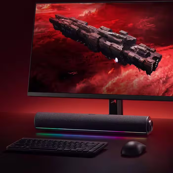 ارسال فوری   ضمانت اصالت کالا   ساندبار و اسپیکر قابل حمل ردمی مدل Xiaomi Redmi Computer Speaker ASB02A