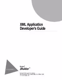 خرید و دانلود نسخه کامل کتاب XML Application Developer's Guide. JBuilder'