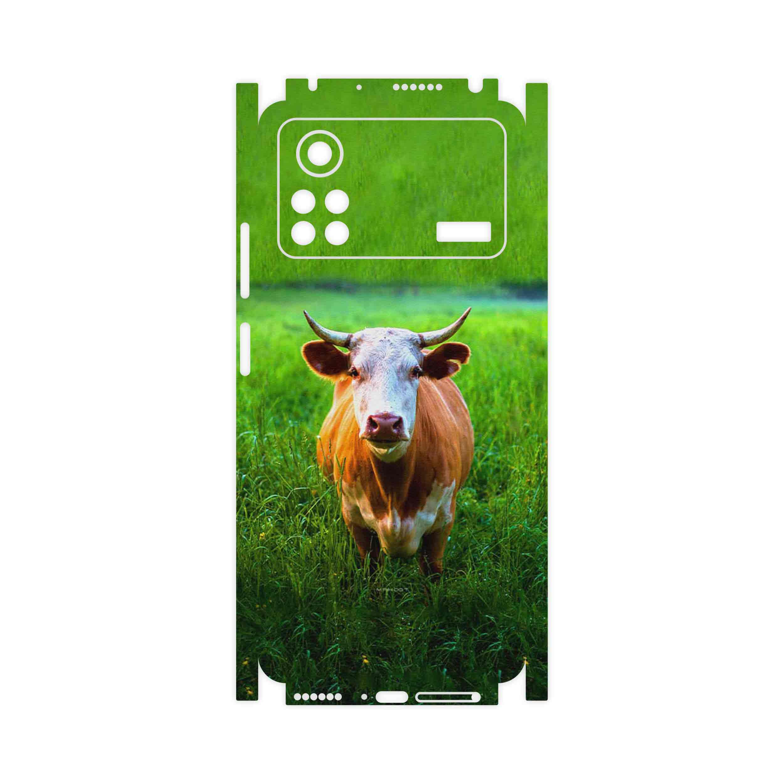 برچسب پوششی ماهوت مدل Cow-FullSkin مناسب برای گوشی موبایل شیائومی Poco X4 Pro 5G