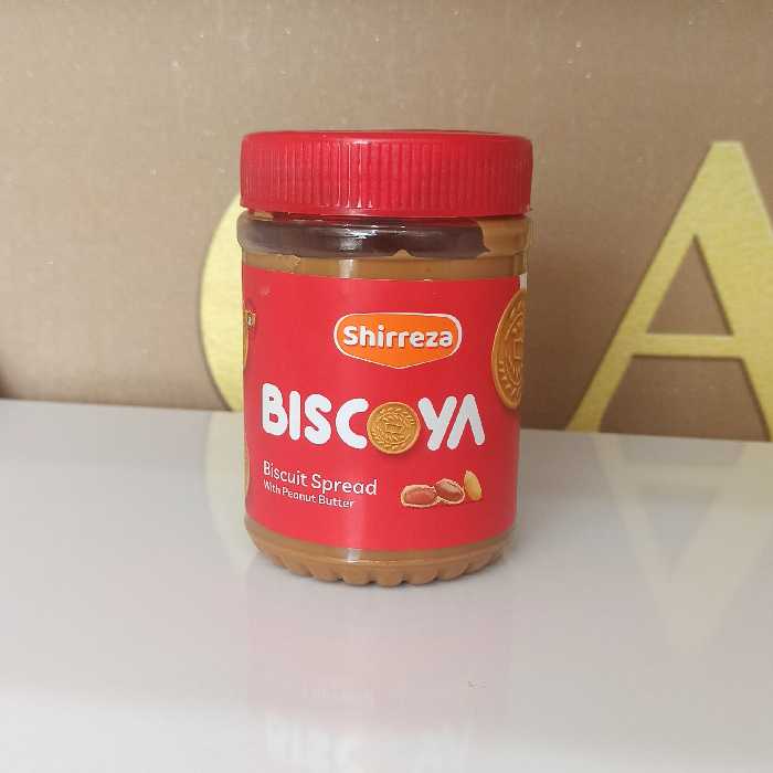 کرم بیسکویت با کره بادام زمینی(450گرم)