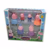 فیگور طرح پپاپیگ مدل Happy pig کد 200 مجموعه 6 عددی