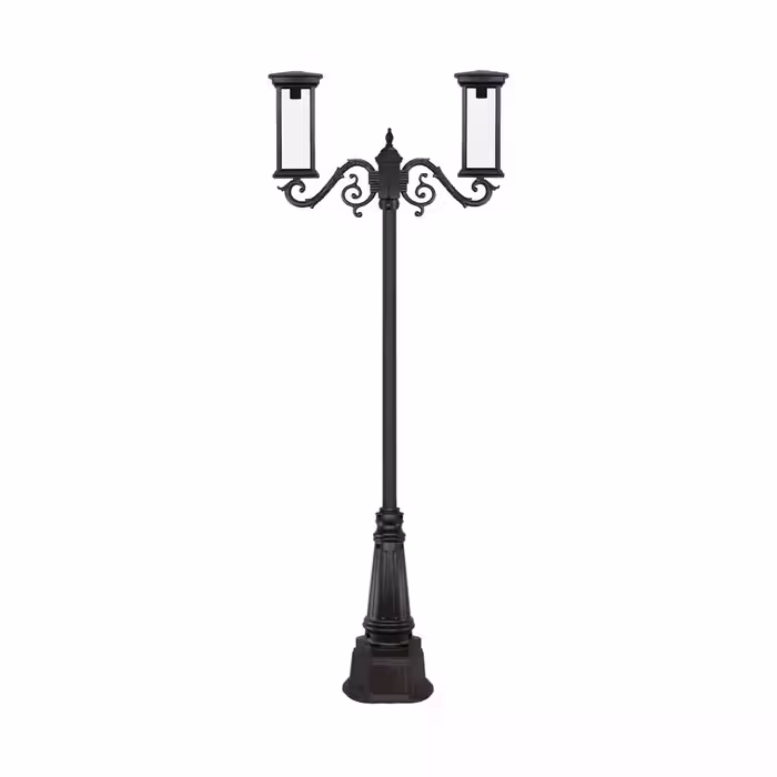 چراغ دو شاخه پارکی و حیاطی بیتانور مدل درتا بلند کد 482222B-96202