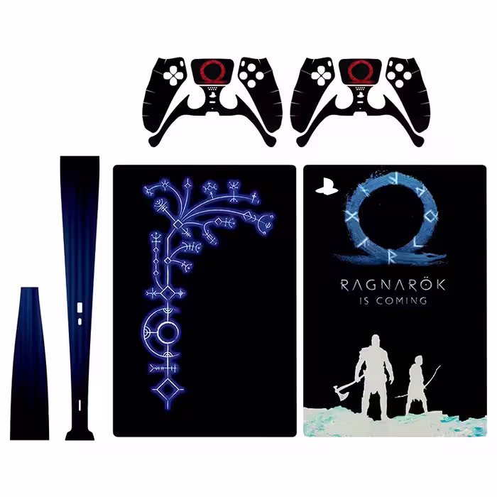 اسکین(برچسب)Playstation 5-مدل دیجیتال -طرح god of war -کد10-سفارشی