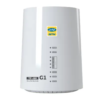 مودم 4G/TD-LTE ایرانسل مدل TF-i60 G1 به همراه سیم کارت TD-LTE و بسته اینترنت 1000 گیگ شش ماهه