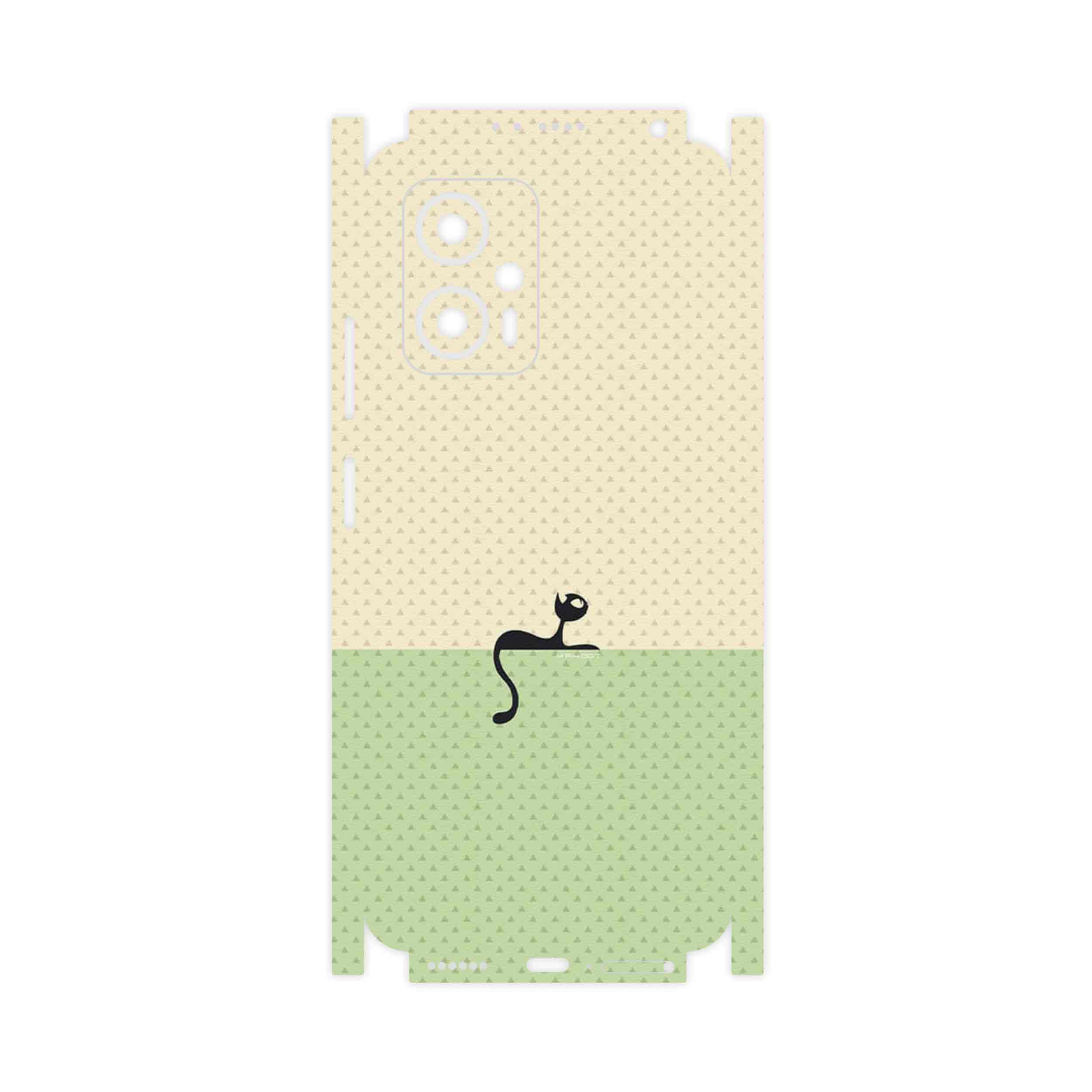 برچسب پوششی ماهوت مدل Minimal Internet Cat Icon-FullSkin مناسب برای گوشی موبایل شیائومی Poco X4 GT