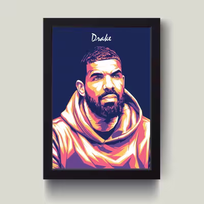 تابلو مدل دریک Drake کدS0109-b