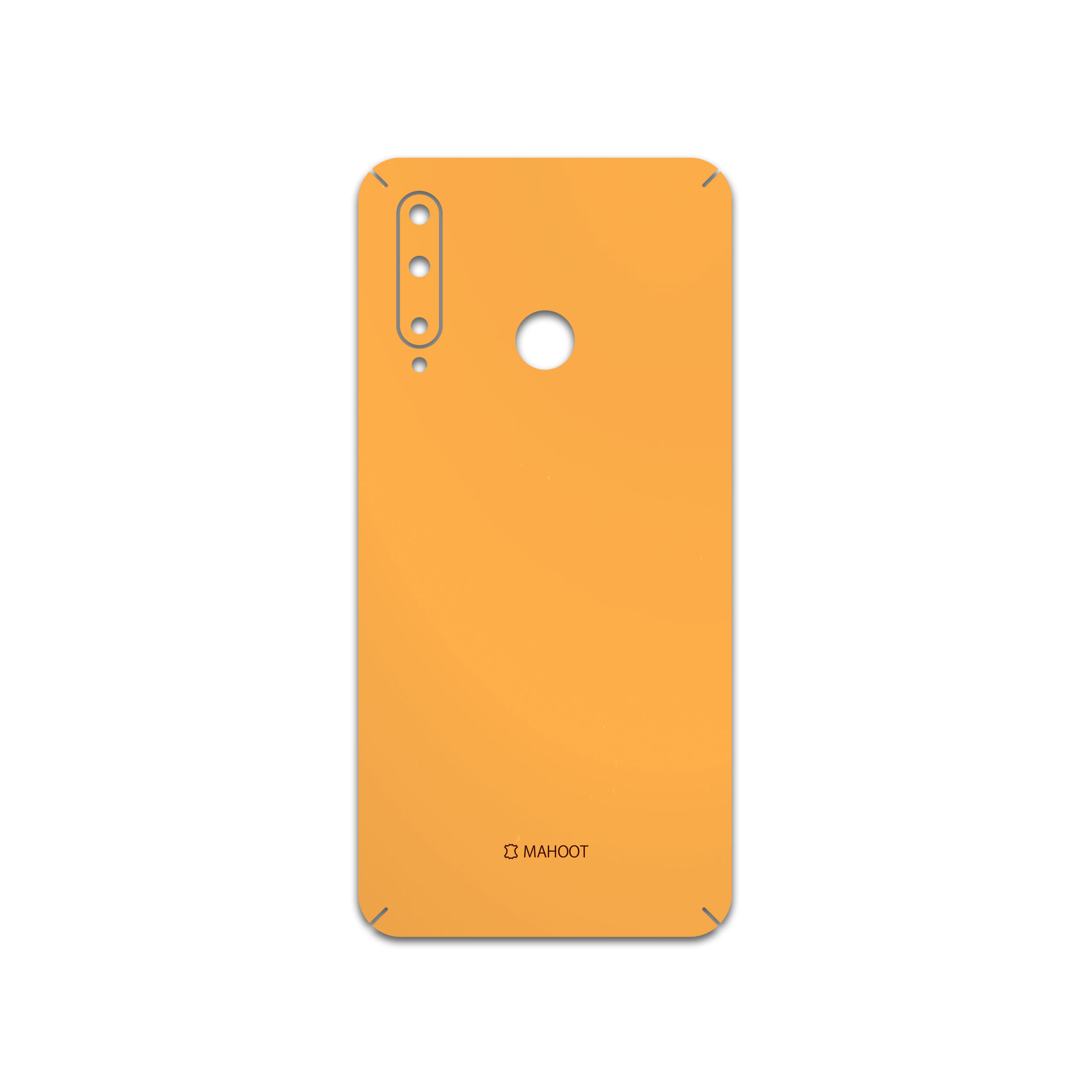 برچسب پوششی ماهوت مدل Matte-Orange مناسب برای گوشی موبایل آنر 20 Lite