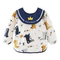 پیشبند آستین دار کودک دایناسور های رنگی