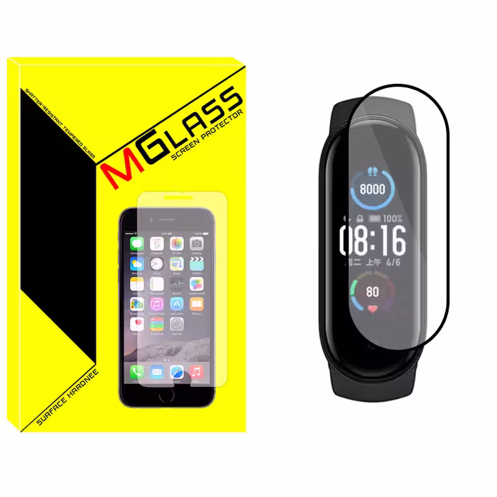 محافظ صفحه نمایش نانو ام گلس مدل NMG مناسب برای ساعت هوشمند شیائومی Mi Band 5