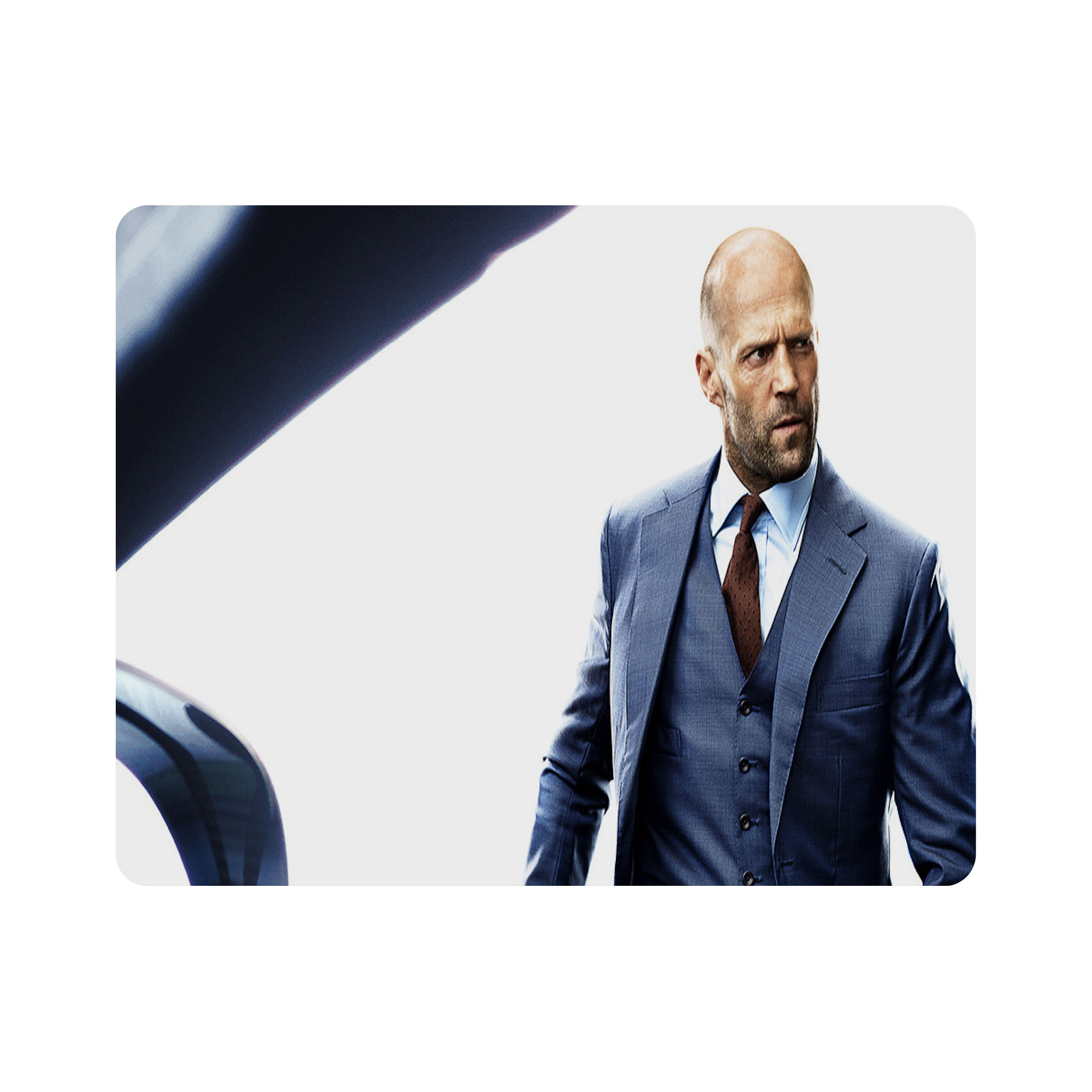 ماوس پد اطلس آبی طرح بازیگر جیسون استاتهام مدل T5951