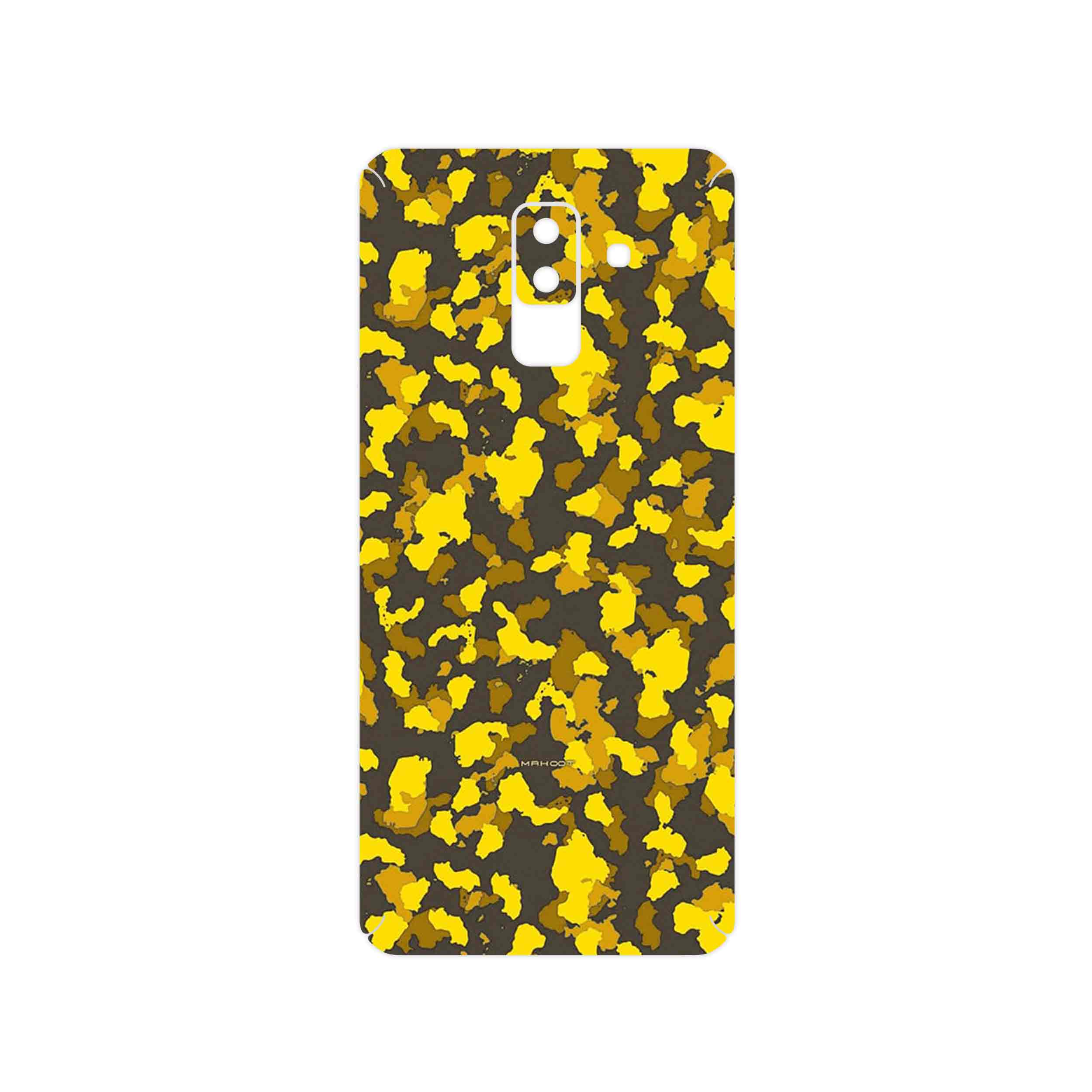 برچسب پوششی ماهوت مدل Yellow Infantry Army مناسب برای گوشی موبایل سامسونگ Galaxy A6 Plus 2018
