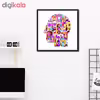 تابلو فنچ آرت طرح انتزاعی کد ABS101