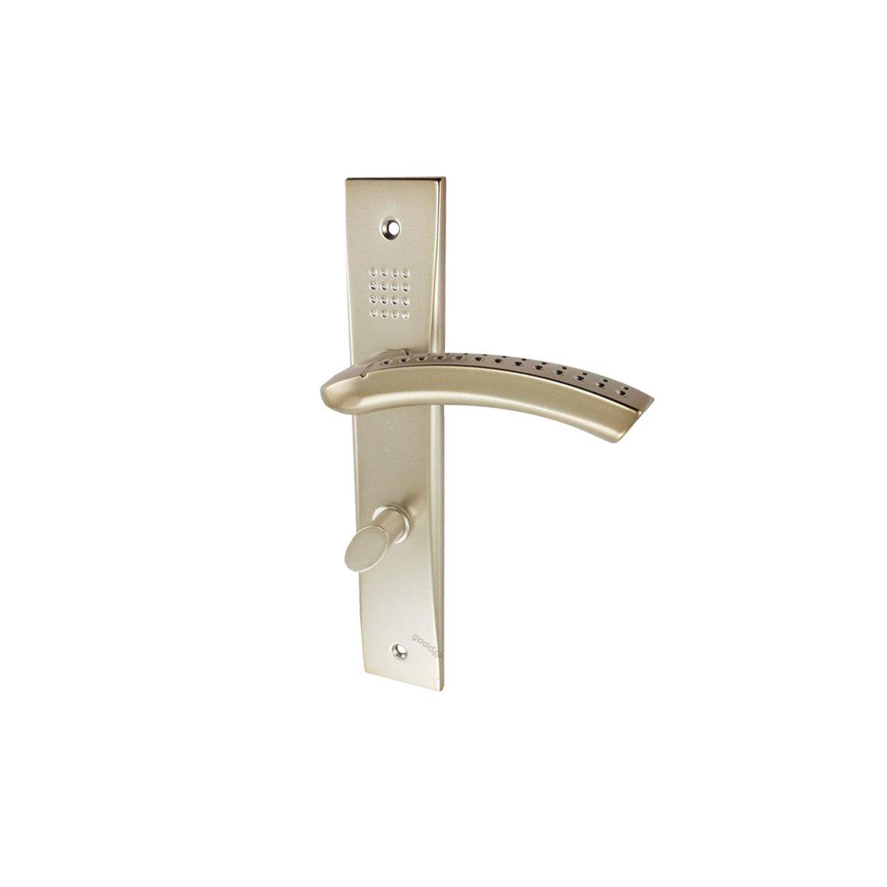 دستگیره پلاک آهنی سرویس مدل 3623 چپ کروم مات راهین کلون