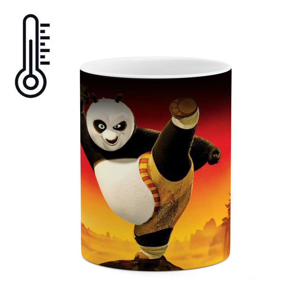 ماگ حرارتی طرح پاندای کونگ فو کار  مدل mgph13315