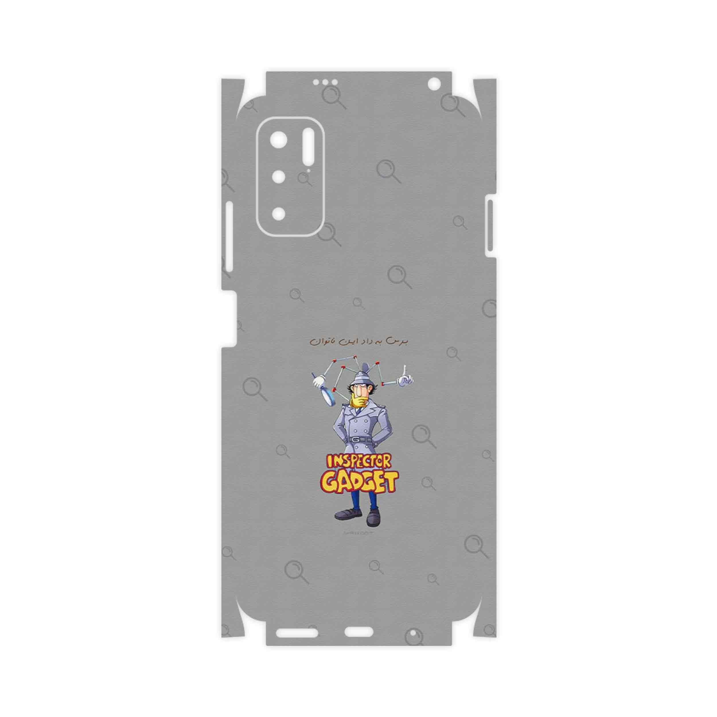 برچسب پوششی ماهوت مدل Inspector Gadget-FullSkin مناسب برای گوشی موبایل شیائومی Redmi Note 10 5G