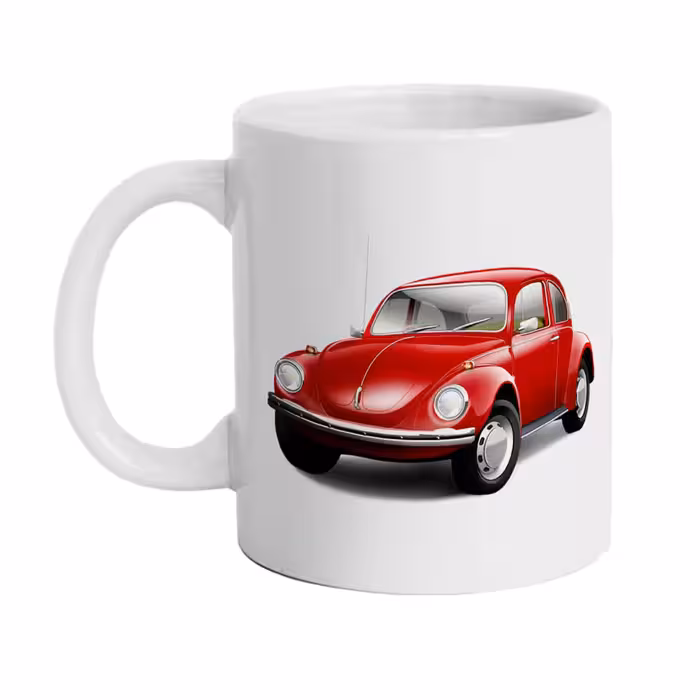 ماگ دارلی طرح ماشین فولکس مدل Darlyd355