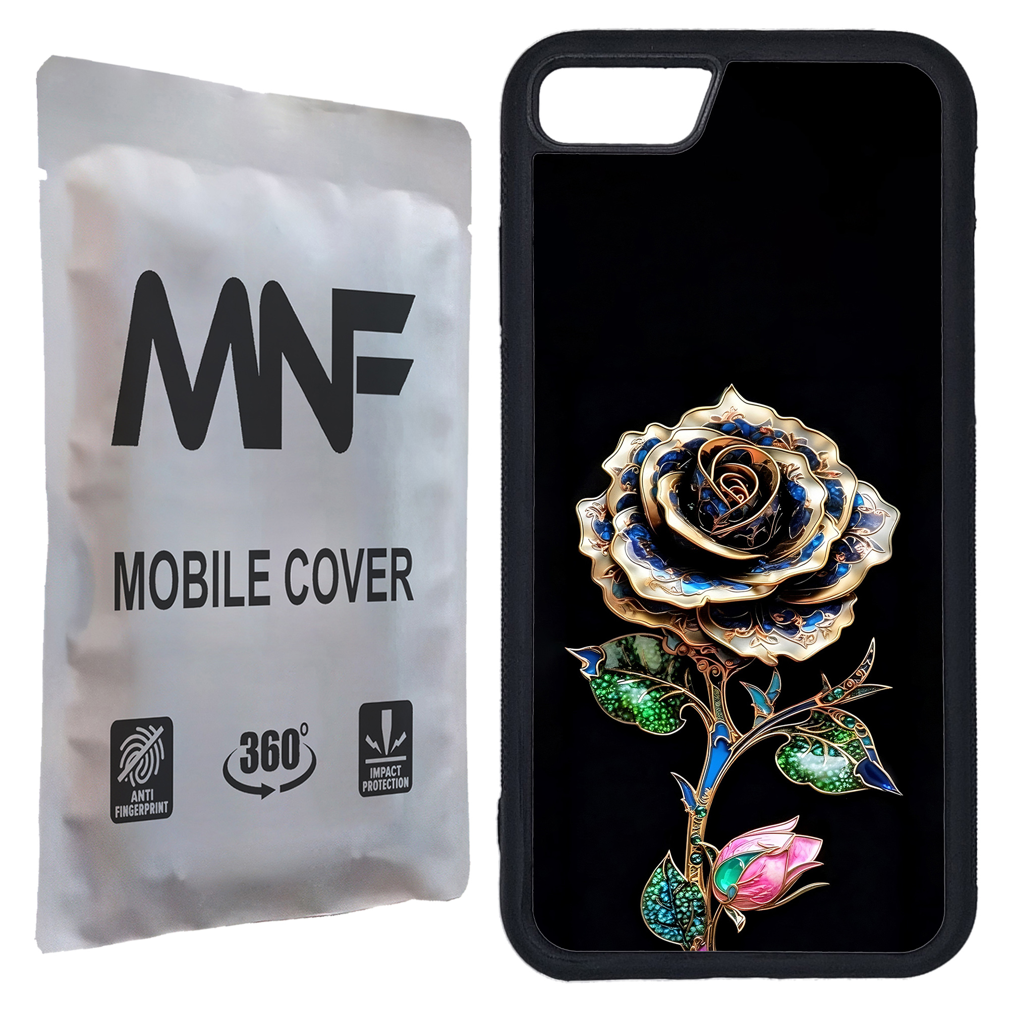 کاور ام ان اف طرح گل کد P-047 مناسب برای گوشی موبایل اپل iPhone SE 2020 / SE 2022