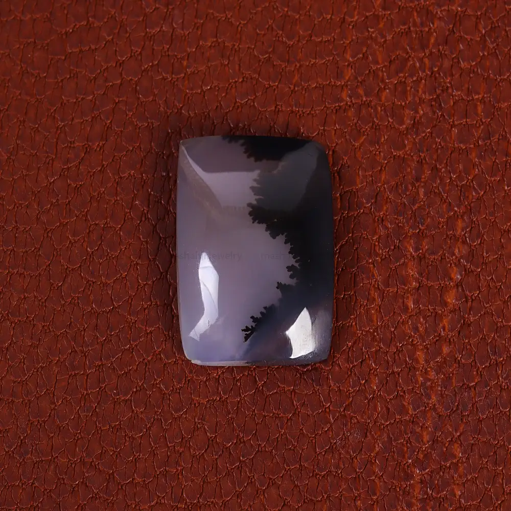 نگین عقیق شجر کد 21422 - جواهری مشاهیر