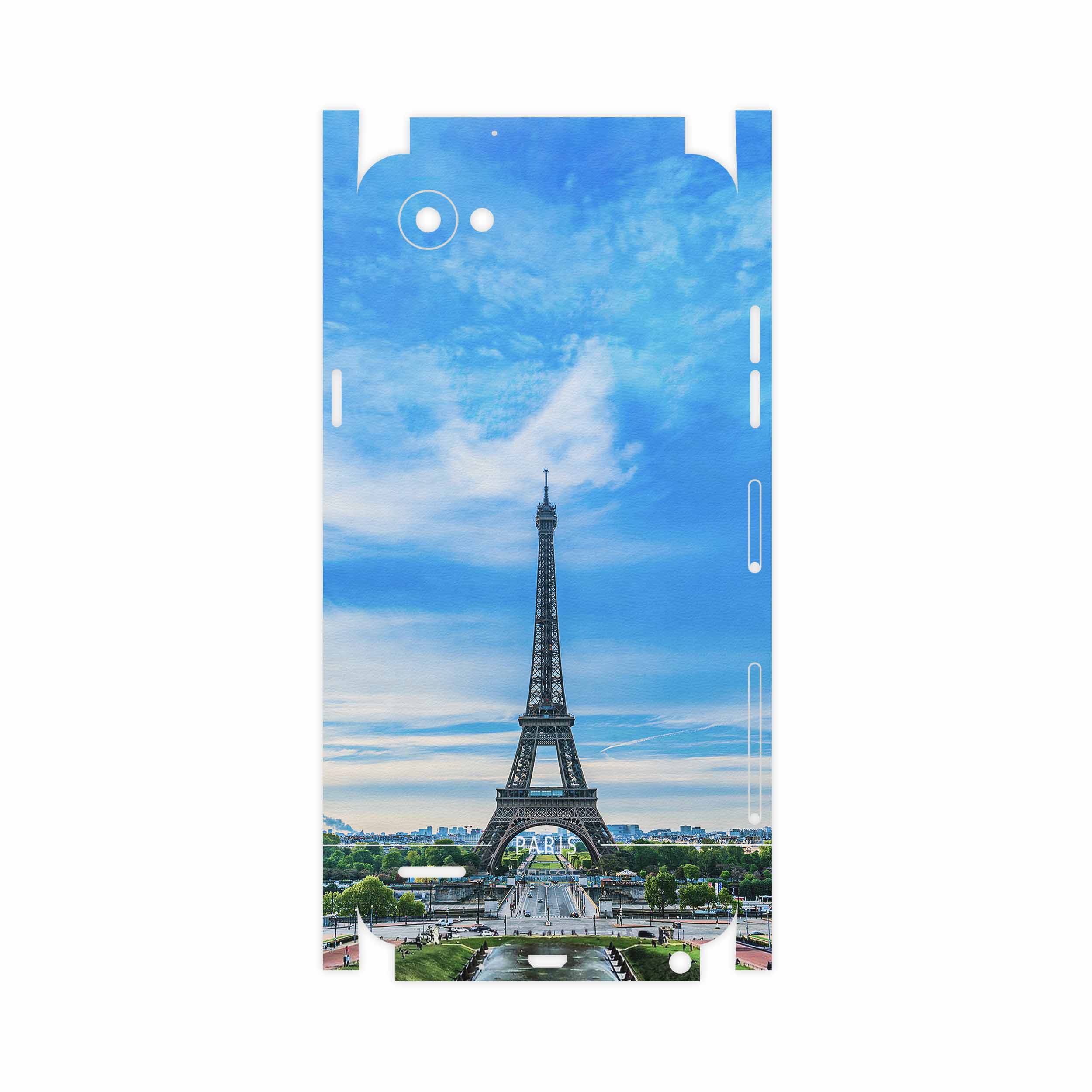 برچسب پوششی ماهوت مدل Paris City-FullSkin مناسب برای گوشی موبایل ال جی Q6