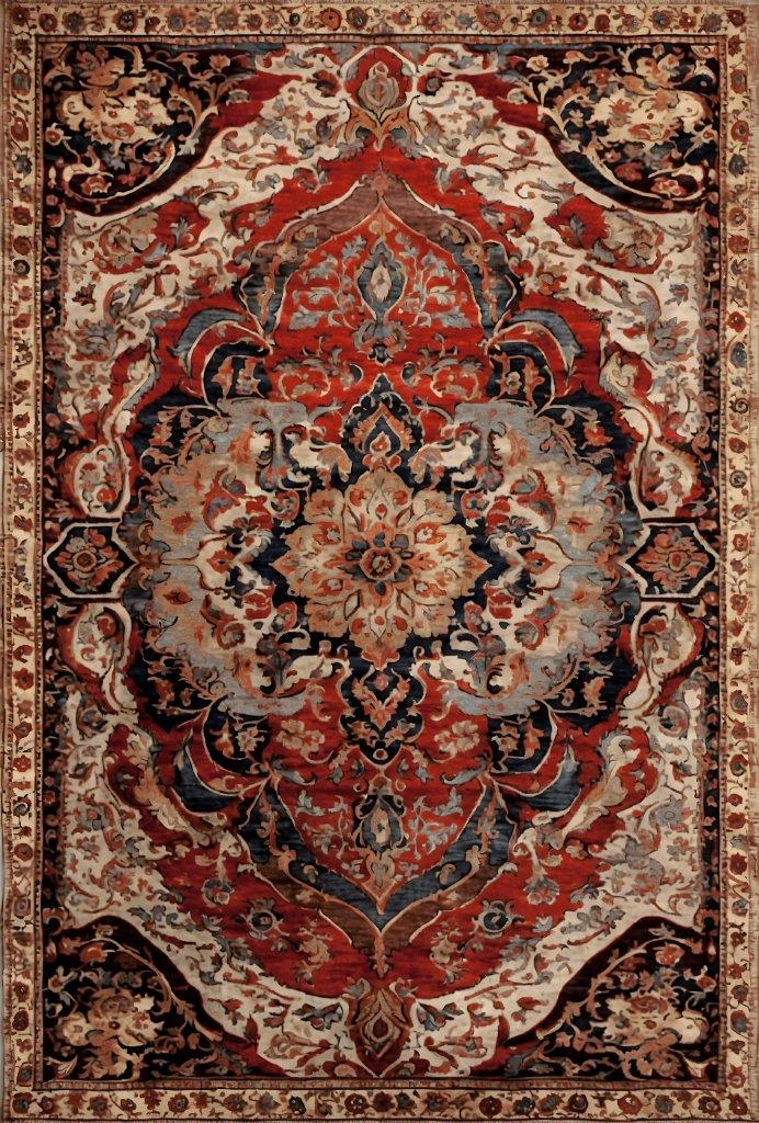 فرشینه و قالیچه مدرن مناسب حال و پذیرایی  کد 131