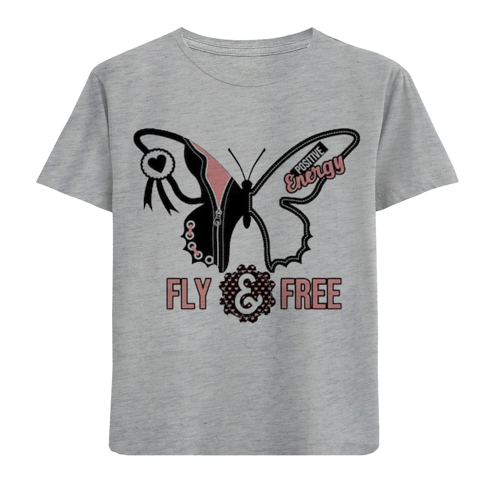 تی شرت بچگانه مدل پروانه F353