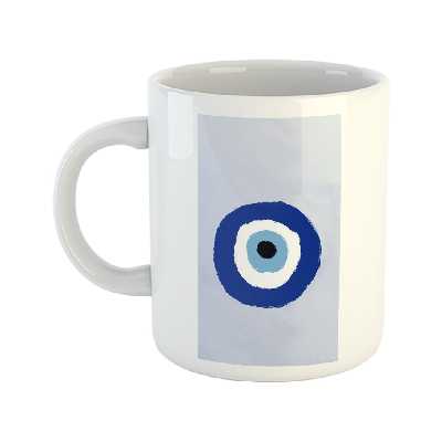 ماگ طرح چشم نظر مدل چشم زخم E5