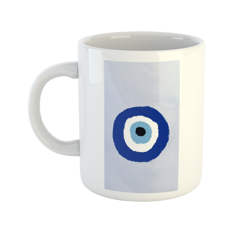 ماگ طرح چشم نظر مدل چشم زخم E5