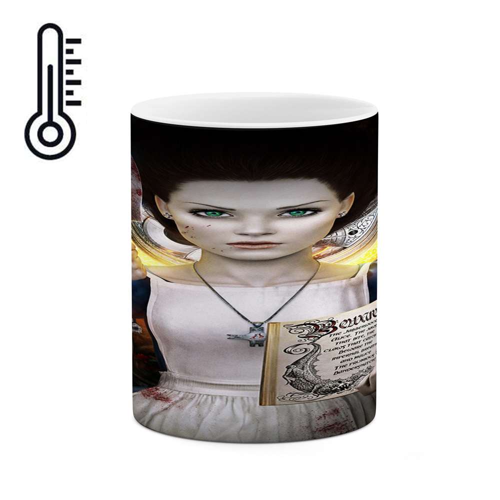 ماگ حرارتی کاکتی طرح نقاشی مدل mgh13796