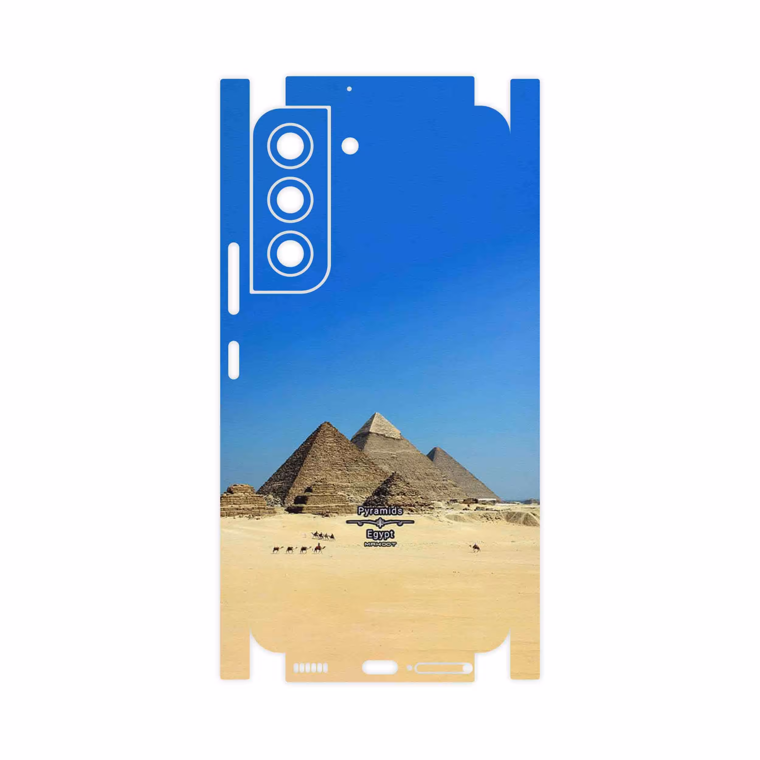 برچسب پوششی ماهوت مدل Pyramids of Egypt-FullSkin مناسب برای گوشی موبایل سامسونگ Galaxy S22 5G