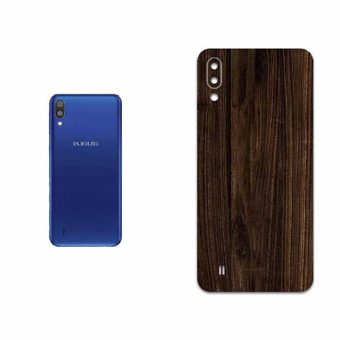 برچسب پوششی ماهوت مدل Dark Walnut Wood مناسب برای گوشی موبایل سامسونگ Galaxy M10