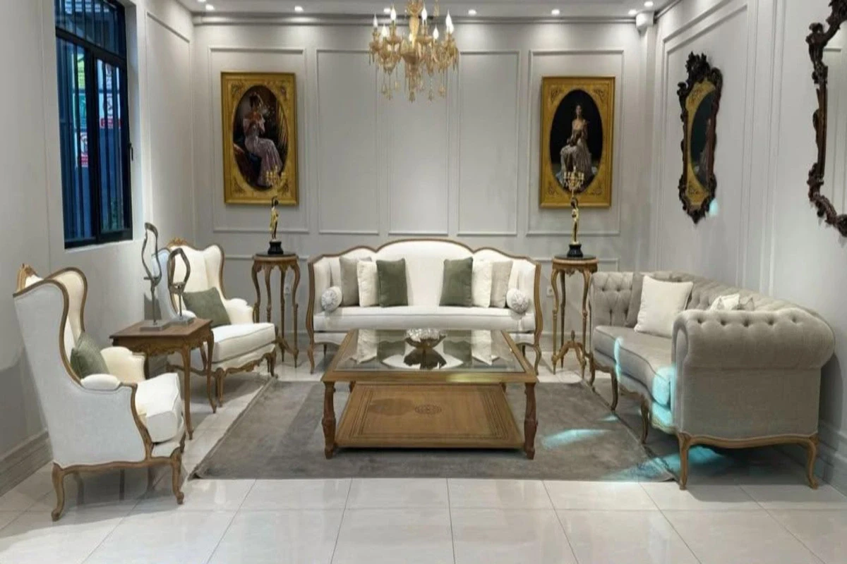 ست مبلمان و غذاخوری 8 نفره ماجا با(چستر طوسی )