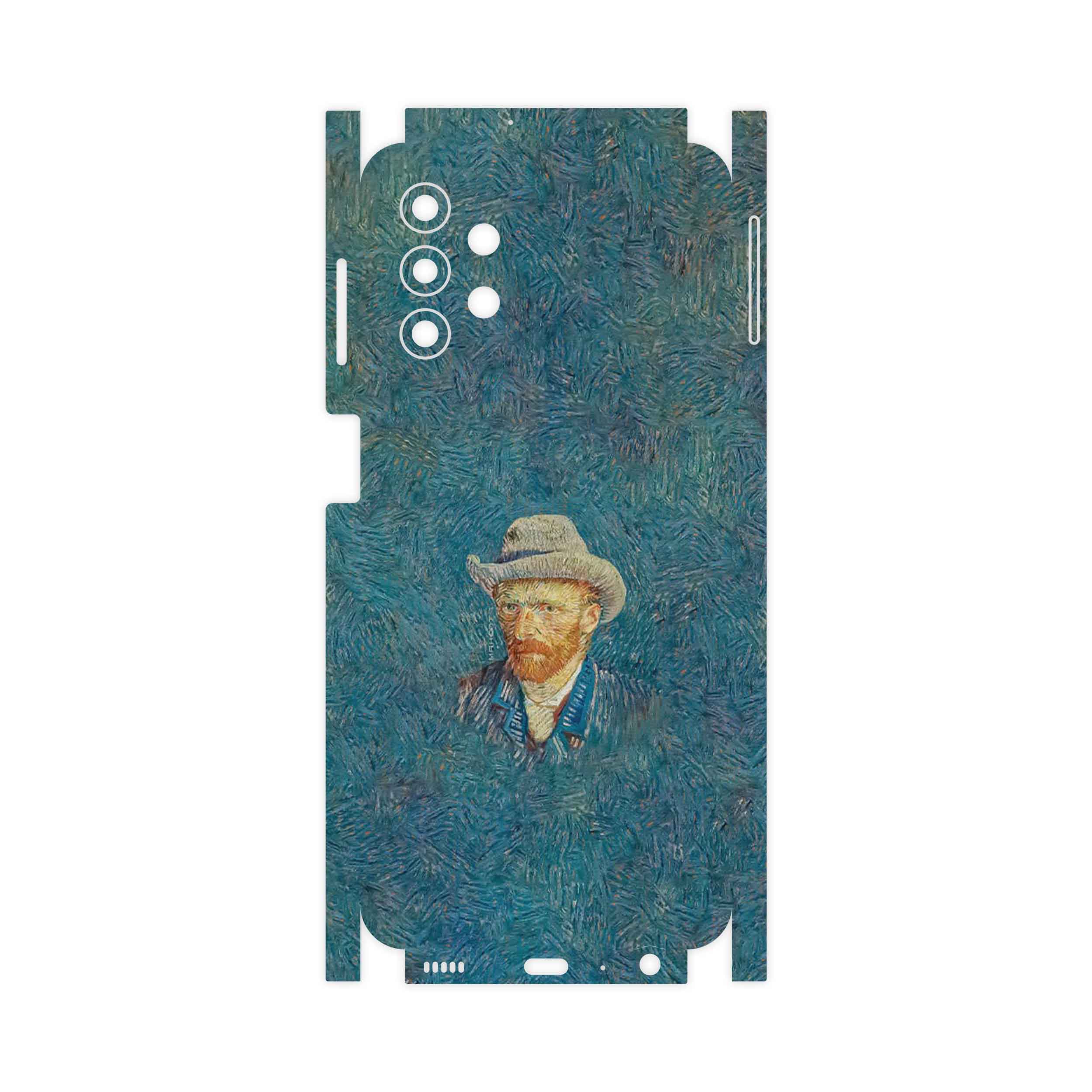 برچسب پوششی ماهوت مدل Self portrait with a gray felt hat-FullSkin مناسب برای گوشی موبایل سامسونگ Galaxy A32 5G