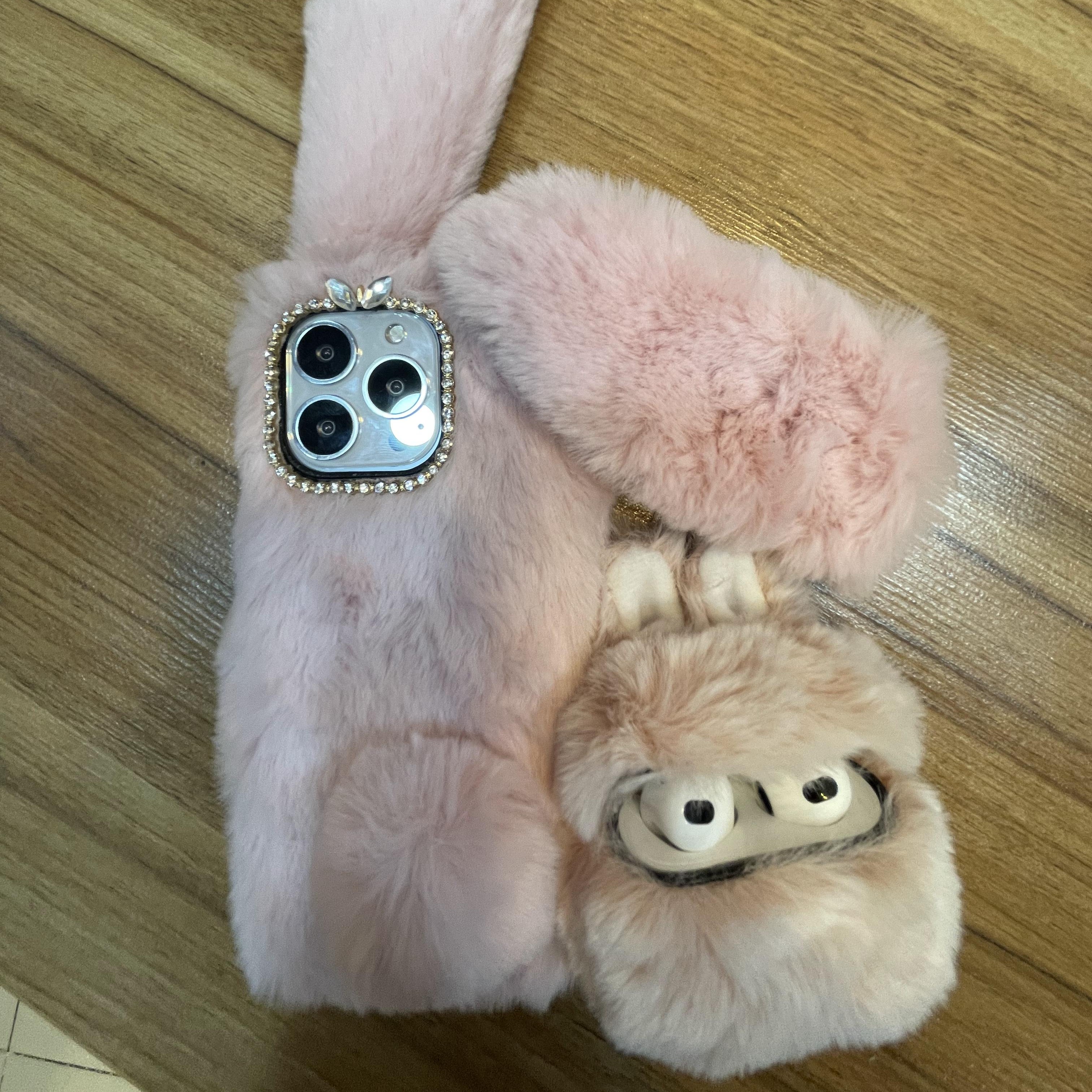 قاب گوشی و ایرپاد خرگوشی خزدار