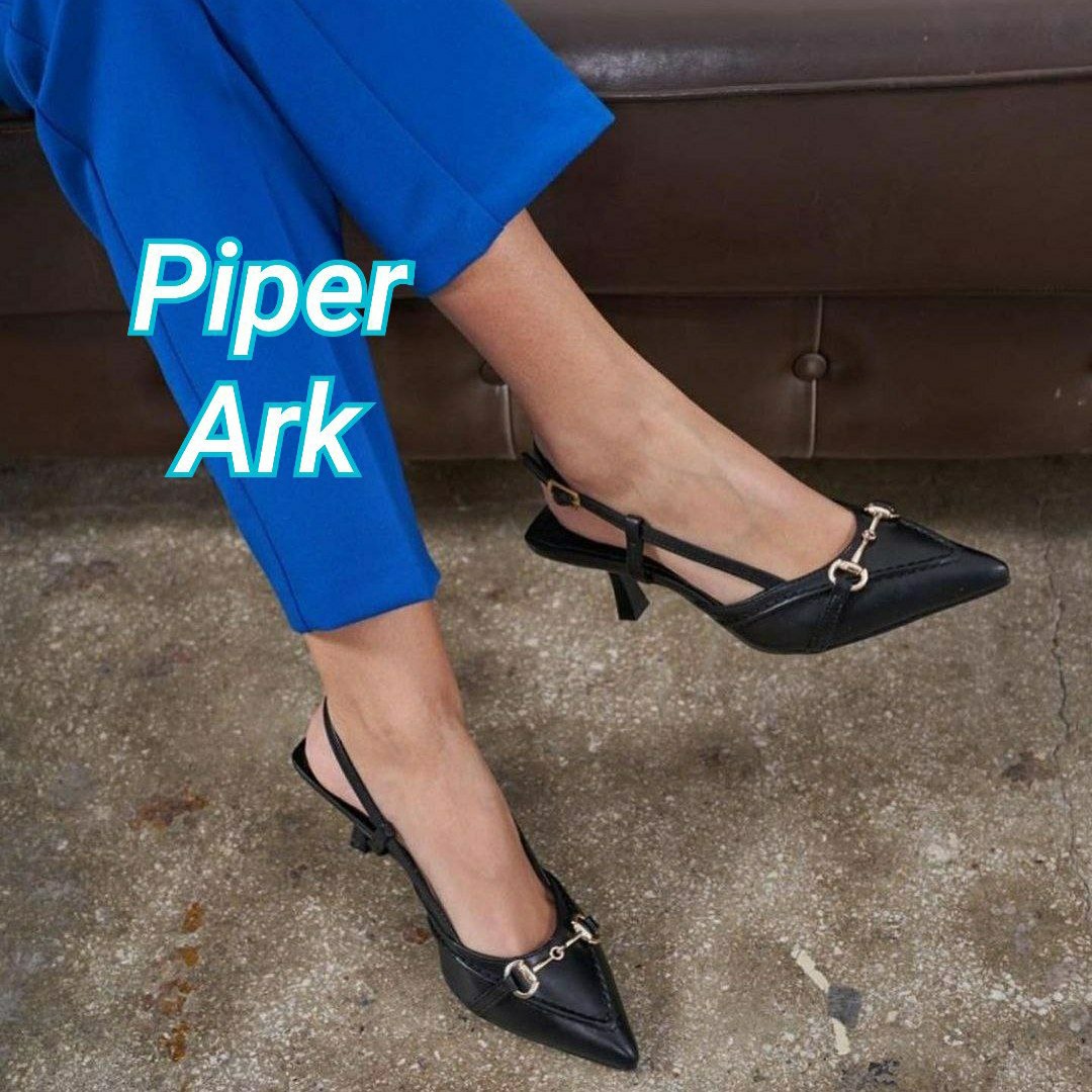کفش مجلسی زنانه مدل piper پشت باز رویه سگک