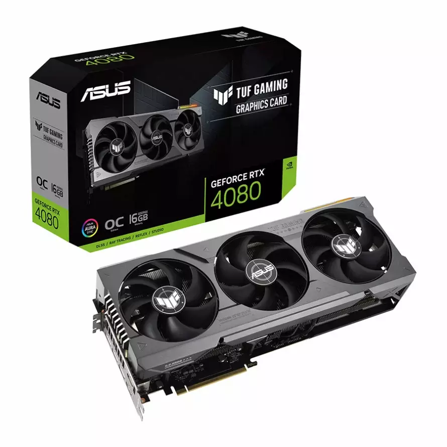 کارت گرافیک ایسوس TUF Gaming GeForce RTX 4080 16GB GDDR6X OC Edition