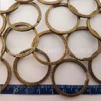 حلقه سرکلیدی تخت 2.5 زرد قلم