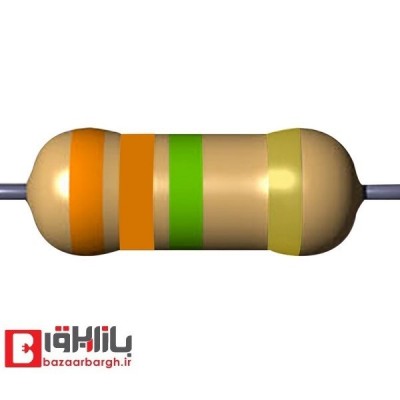 مقاومت 3.3 مگا اهم 1 وات 5 درصد