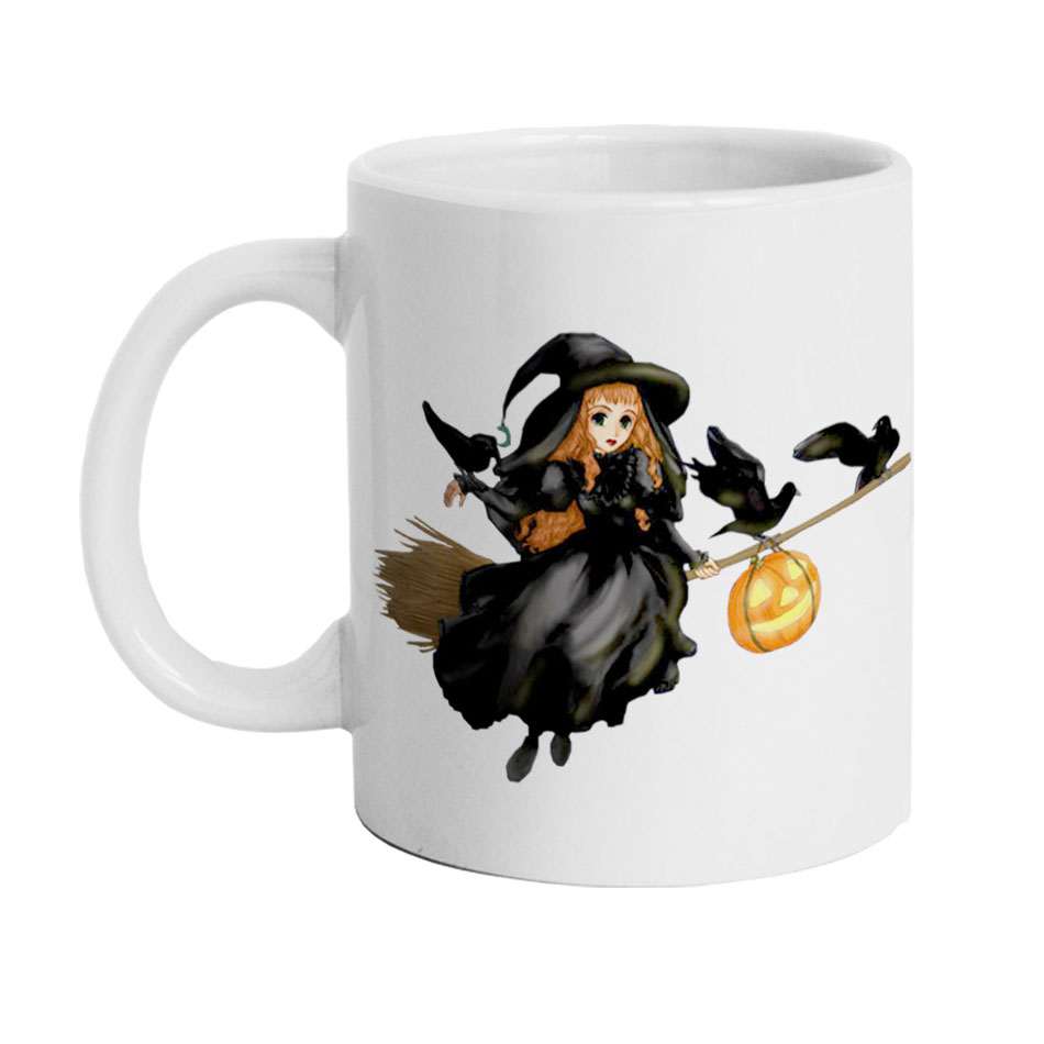 ماگ دارلی طرح دخترانه هالووین مدل MG2190